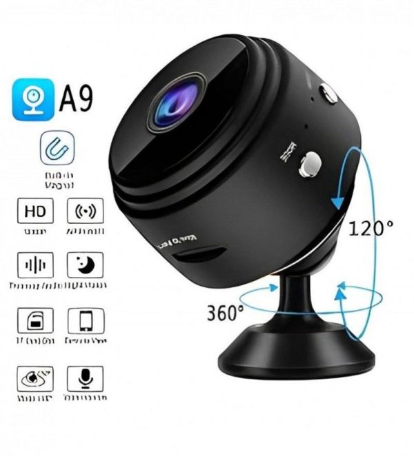 📸 A9 Mini WiFi HD Camera with Stand – Your Pocket-Sized Security Partner! 🔐