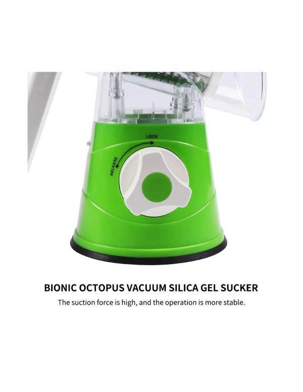 Drum Cutter Tabletop Drum Grater | Manual Vegetable Cutter Slicer & Grater | Multi-functional Kitchen Gadget ( Random Color )