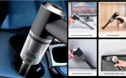 Powerful 3-in-1 Cordless Handheld Vacuum Cleaner – Wet & Dry, Strong Suction For Car, Sofa, Carpet & Home Cleaning